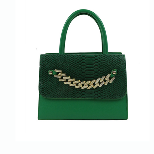 Chain Crocodile Embossed Handbag | women st patrick handbags | Chain Crocodile Embossed Handbag, women handbags | ZiiZiiChic
